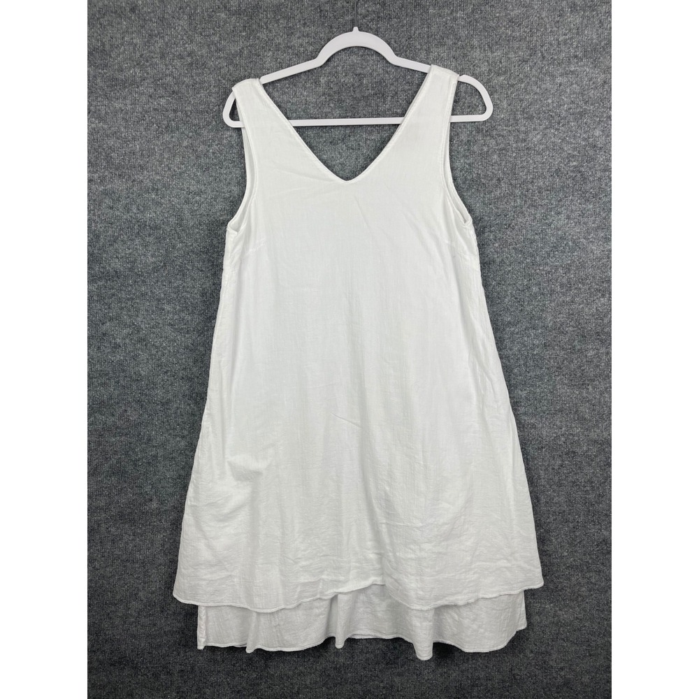 Philosophy Republic Clothes Dress Womens 6 White Excellent Sleeveless‎ Cotton